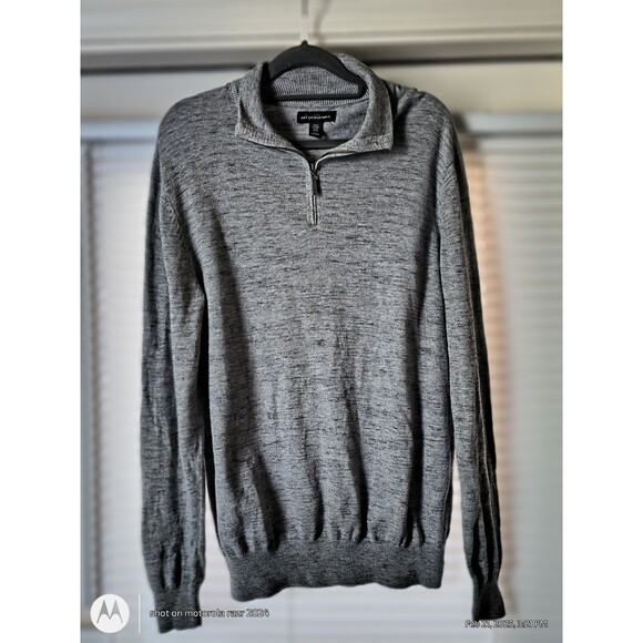 Art Of Rhetoric 1/4 Zip Mock Neck Pullover  Knit Sweater Men’s Size M - Picture 1 of 8